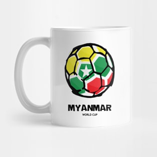 Myanmar Football Country Flag Mug